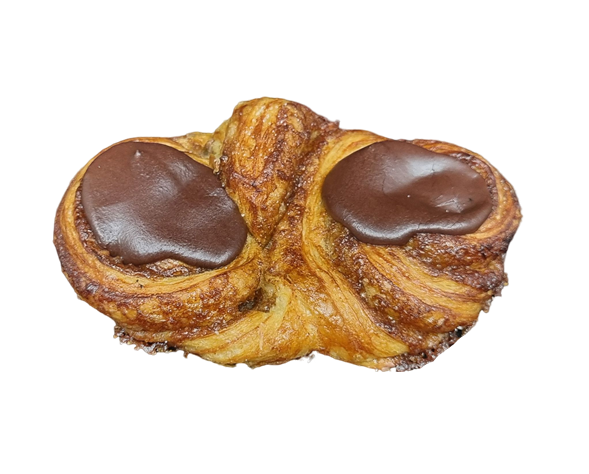 Tryksnegl med chokolade glasur