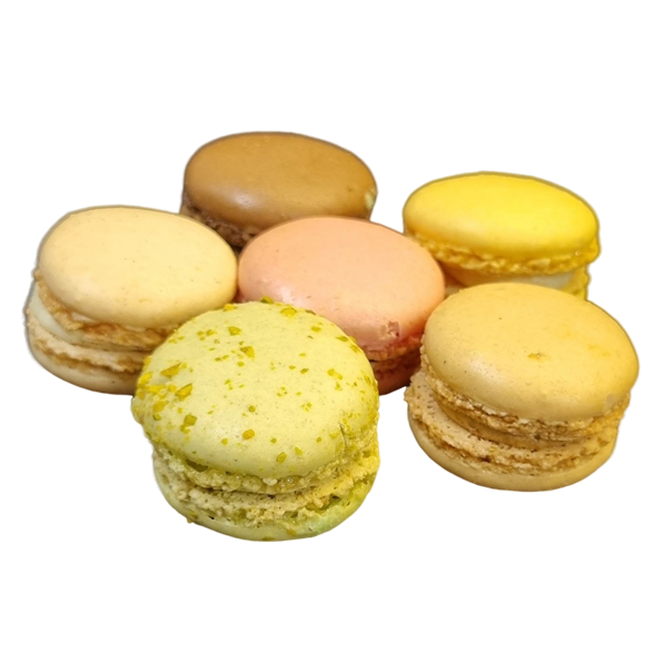 6 stk. Mini Macarons (i æske)
