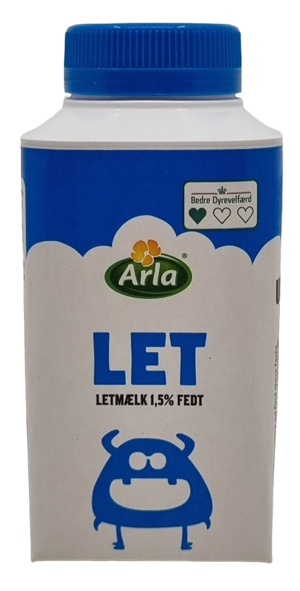1/4L Arla Letmælk