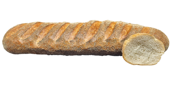 Stort franskbrød med birkes