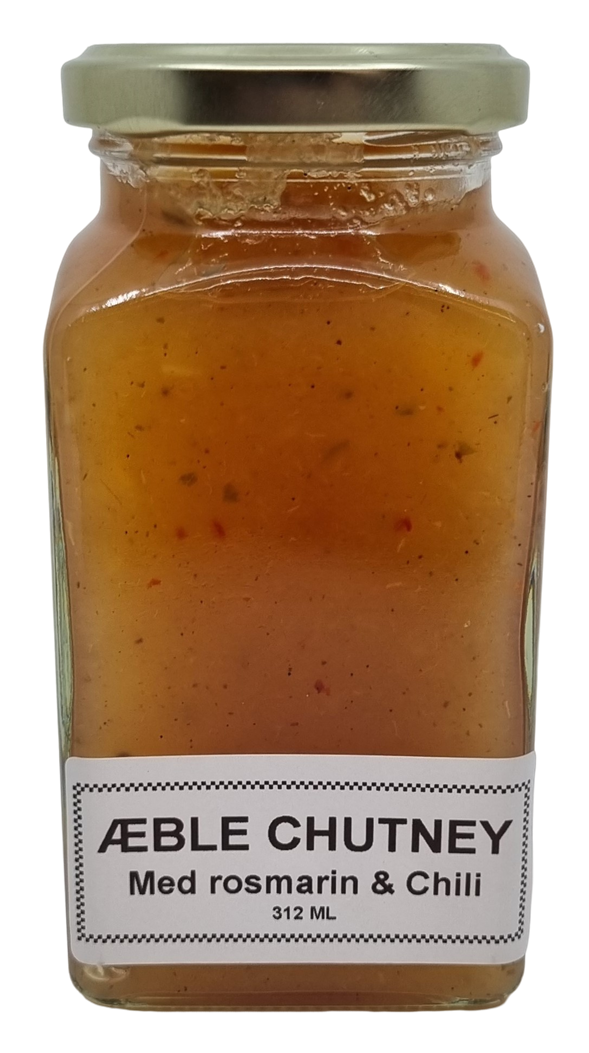 Æble Chutney / Marmelade med Rosmarin & Chili (312 ml.)