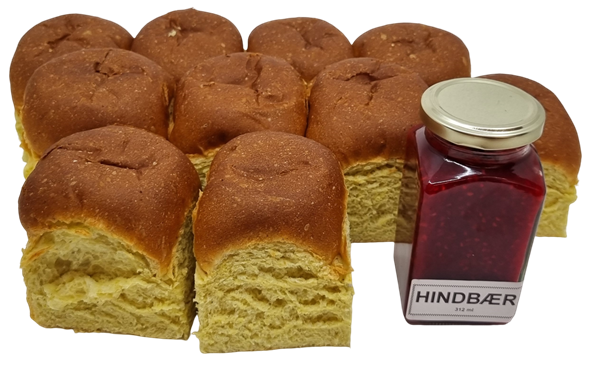 10 stk. Hvede knopper + 1 stk. Valgfri marmelade