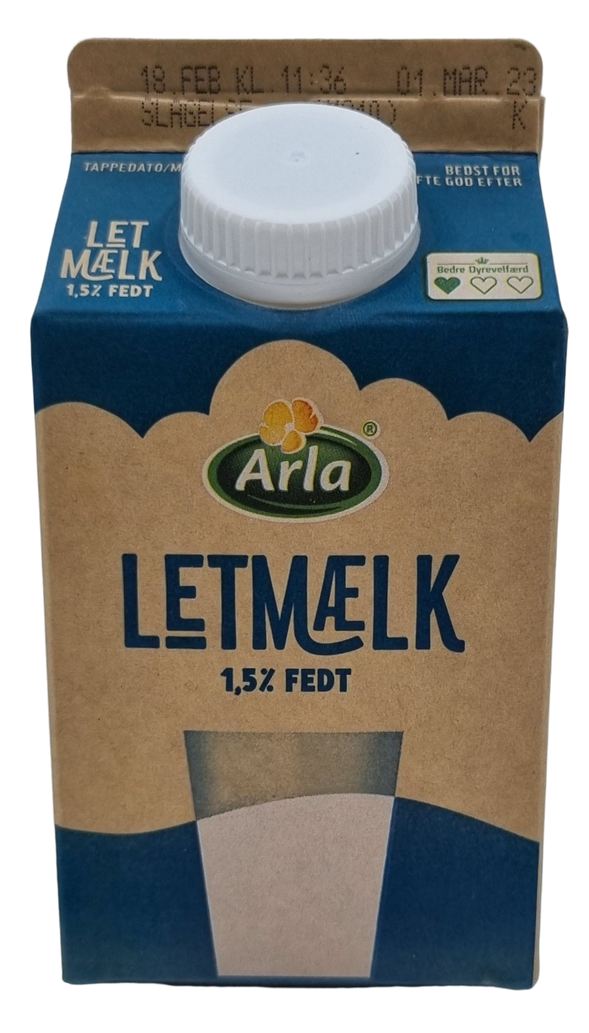 1/2L Arla Letmælk
