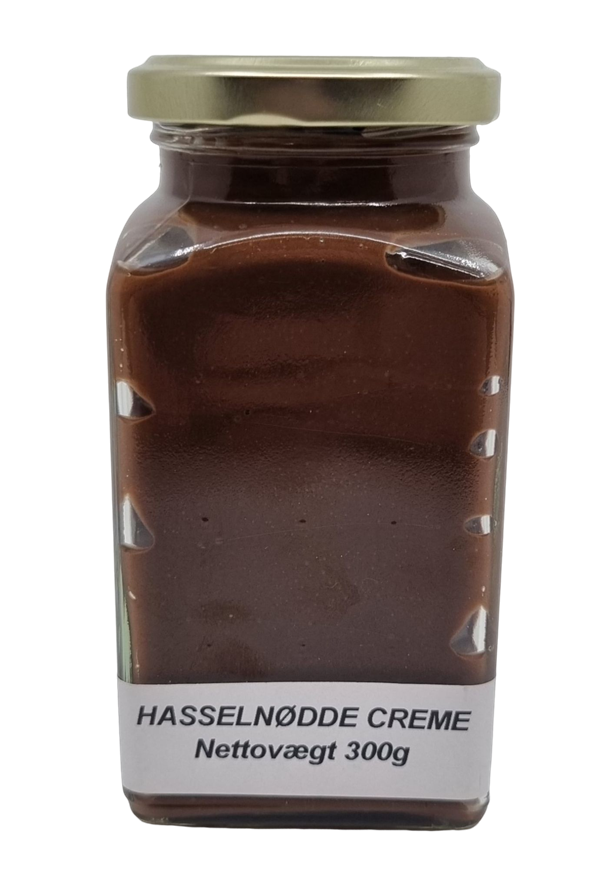 Hasselnødde creme 330 ml.