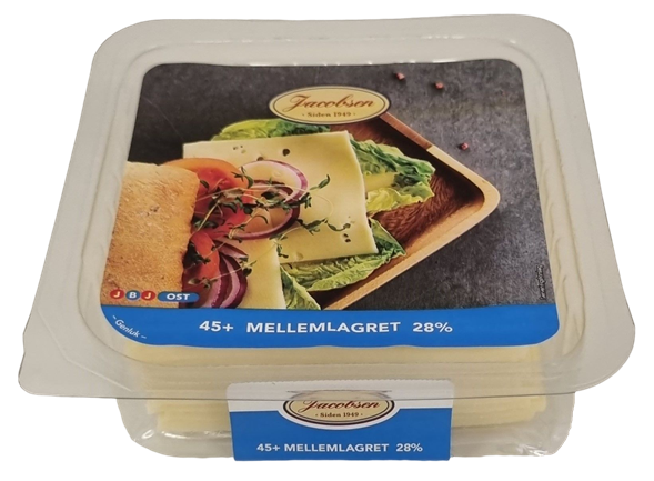 200 g JBJ Mellemlagret Ost 45+